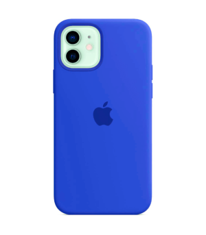 Case de Iphone 12 Pro Silicone Azul Rey