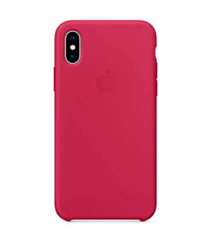 Case de Iphone X Silicone Rosado Oscuro